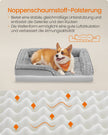 Orthopedisch Hondenbed – Pluche Hoes – Duifgrijs
