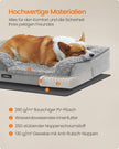 Orthopedisch Hondenbed – Pluche Hoes – Duifgrijs