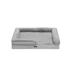 Orthopedisch Hondenbed – Pluchen Hoes – Duifgrijs