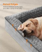 Orthopedisch Hondenbed – Groot Formaat – Duifgrijs