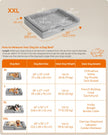 Orthopedisch Hondenbed – Groot Formaat – Duifgrijs