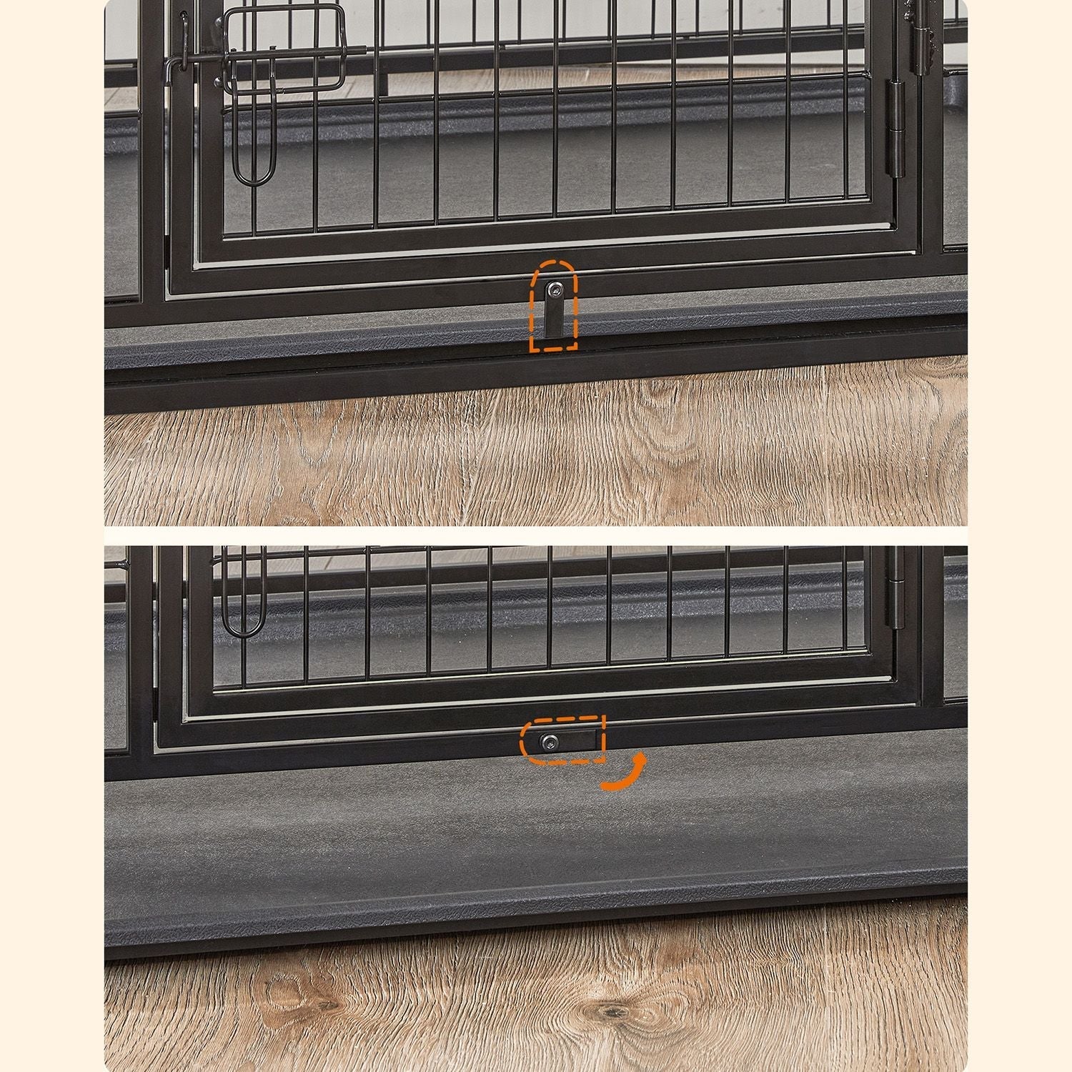 Hondenkooi – Duurzaam en veilig – Staal – Zwart