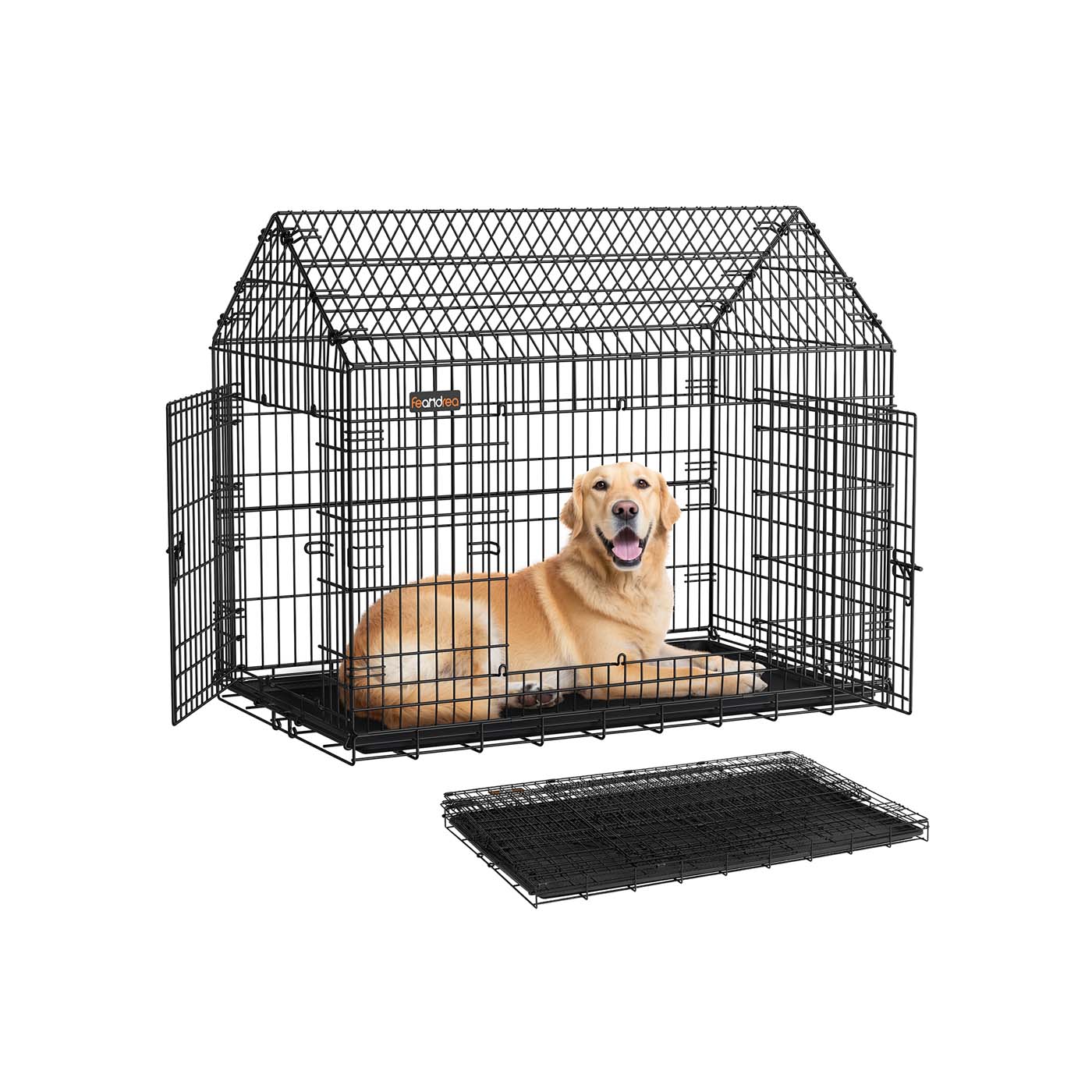 Hondenkooi – Opvouwbaar – Dubbele Deur – Voor Grote Honden