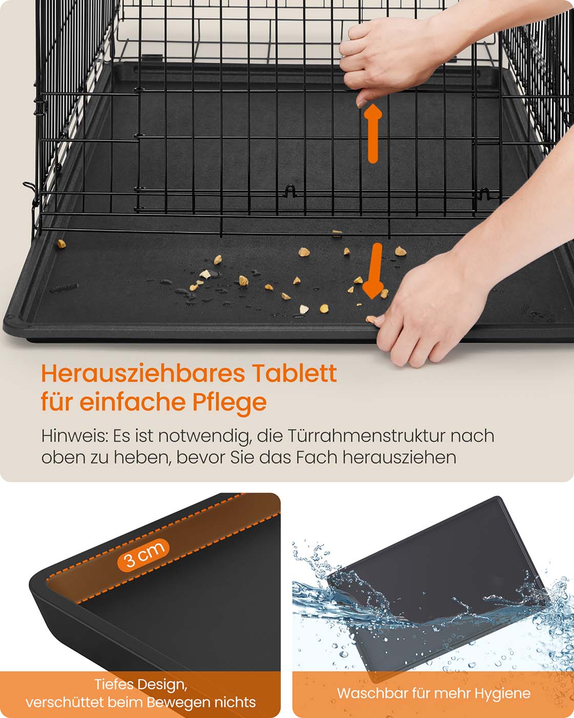 Hondenkooi – Opvouwbaar – Dubbele Deur – Voor Grote Honden