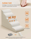 Hondentrap - Met Antislip Treden - Voor Kleine Honden - Duifgrijs - 84 x 40 x 58 cm