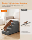 Hondentrap - Met Antislip Treden - Voor Kleine Honden - Loodgrijs - 76 x 40 x 57 cm