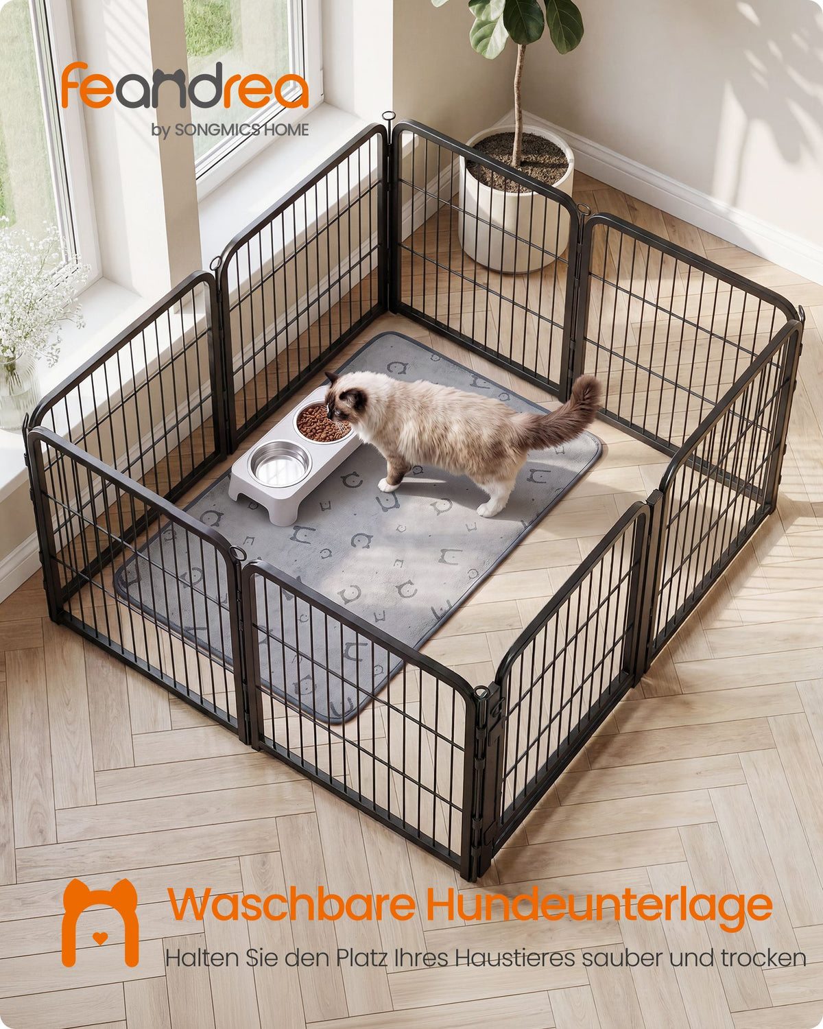 Wasbare Puppy Trainingsmatten – Set van 2 – Waterdicht en Antislip – 90 x 60 cm – Grijs
