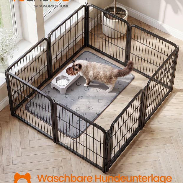 Wasbare Puppy Trainingsmatten – Set van 2 – Waterdicht en Antislip – 90 x 60 cm – Grijs
