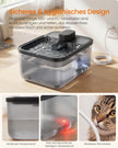 Kattenfontein - 4,5 Liter - Fluisterstil - 12 Filters - Zwart