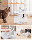 Kattenfontein - 4,5 Liter - Fluisterstil - 12 Filters - Wit