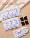 Vervangingsfilters - Set van 12 - Voor Kattenfontein - Actieve Kool - Wit
