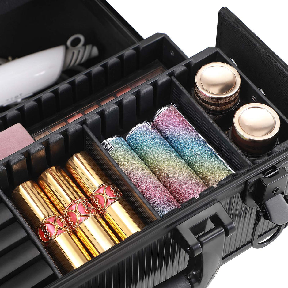 Make-up etui – professioneel – zwart