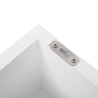 Wandplanken – zwevend – kubusvorm – set van 3 – wit