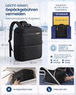 Handbagage Rugzak – 24 L – Laptopvak 17,3 Inch – Cijferslot – Zwart