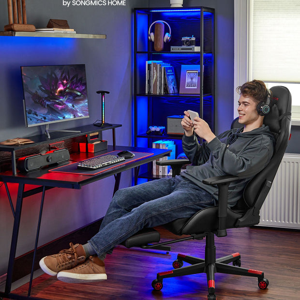 Ergonomische Bureaustoel – Verstelbare armleuningen – Verstelbare rugleuning ( 90° - 135°) – tot 150 kg belastbaar