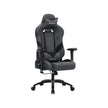 Ergonomische Gamestoel – Met lendenkussen – Verstelbare armleuningen – Grijs-zwart – tot 150 kg belastbaar