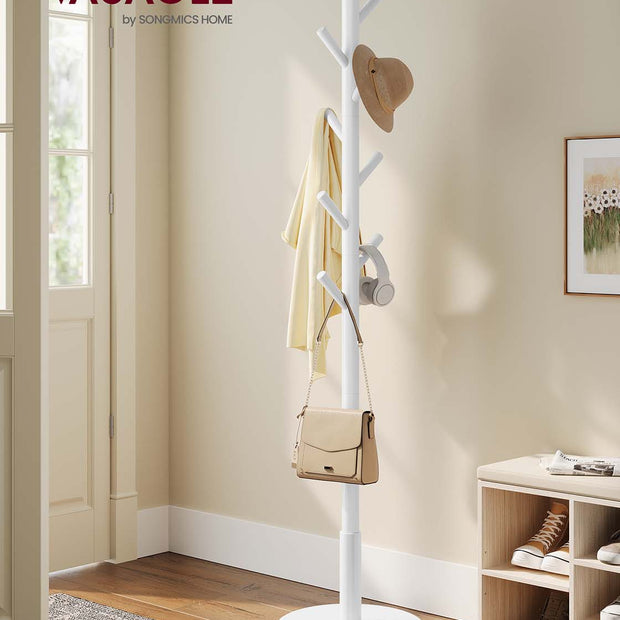 Garderobekast met haken – Wolkenwit – 40 kg draagvermogen – 3 planken