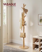 Kapstok – Boomvormig – 8 Haken van Massief Hout – Hal of Entree