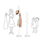 Kapstok – Stabiel met 7 haken – Wit