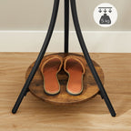 Kapstok – industrieel design – met plank