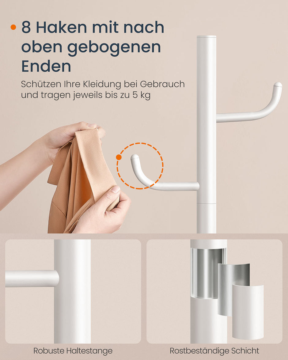 Kapstok – Cactusvormig ontwerp – 21 haken – Tot 40 kg draagvermogen