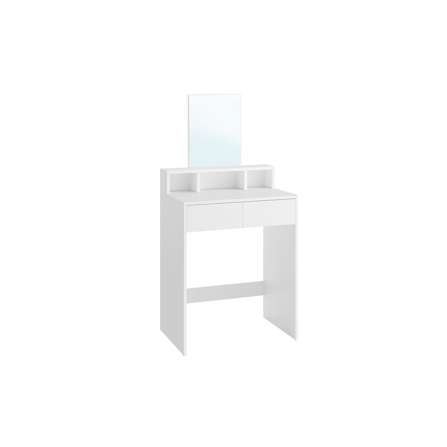 Kaptafel Met Spiegel En 2 Lades Pastelroze
