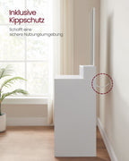 Kaptafel – met grote spiegel – modern – wit