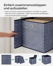 Opbergboxen – set van 6 – mistblauw
