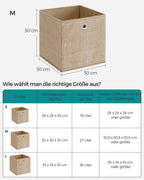 Opbergboxen set van 6 – gemêleerd grijs