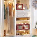 Opbergdozen – Vouwbaar met scheidingswanden – Rood