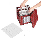 Opbergdozen – Vouwbaar met scheidingswanden – Rood