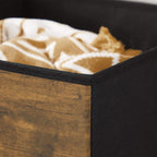 Opbergkisten - Opbergdozen - Houtlook - Set van 6 - Bruin