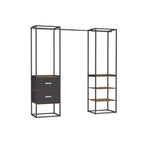 Kledingrek – met 2 lades – naturel beige