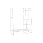 Kapstok - 5 niveaus - Met schoenenrek - 6 haken - Kledingstang - Industrieel design - 45 x 120 x 160 cm