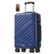 Hard Shell Suitcase Cabin TSA Lock Spinner Wheels - ABS Plastic and PA Plastic