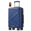 Koffer - 55 x 36 x 20 cm - Havenblauw - Gewicht 2,8 kg - Maximaal draagvermogen 8 kg