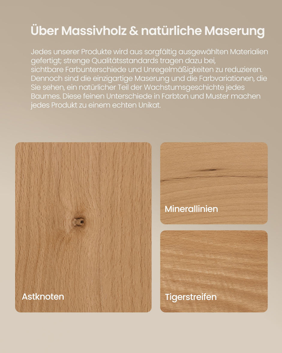 Bedframe - Van Massief Beukenhout - Hoofdbord met LED en USB - Naturel - 221,2 x 184,5 x 78 cm