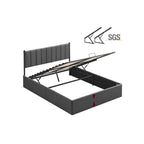 Bedframe – Opvouwbare Lattenbodem – Opbergruimte Onder Bed – Slaapkamer