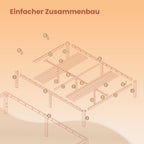 Bedframe – 160 x 200 cm, stevig metalen frame