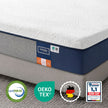 Matras - 140 x 200 x 20 cm - Gel Traagschuim - 7 Zones - Blauw