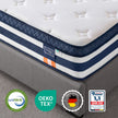 Pocketveringmatras - 7 Zones - Gel-Traagschuim - 90 x 200 cm - Blauw