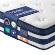 Pocketveringmatras - 7 Zones - Gel-Traagschuim - 180 x 200 cm - Blauw