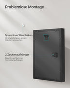 Fotolijst A4 met wandhaak – Essenzwart – Aszwart