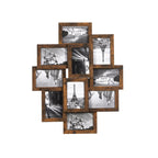 Fotolijst - Collage - Voor 10 foto's - Vintage bruin
