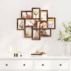 Fotolijst - Collage - Voor 10 foto's - Vintage bruin
