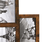 Fotolijst - Collage - Voor 10 foto's - Vintage bruin