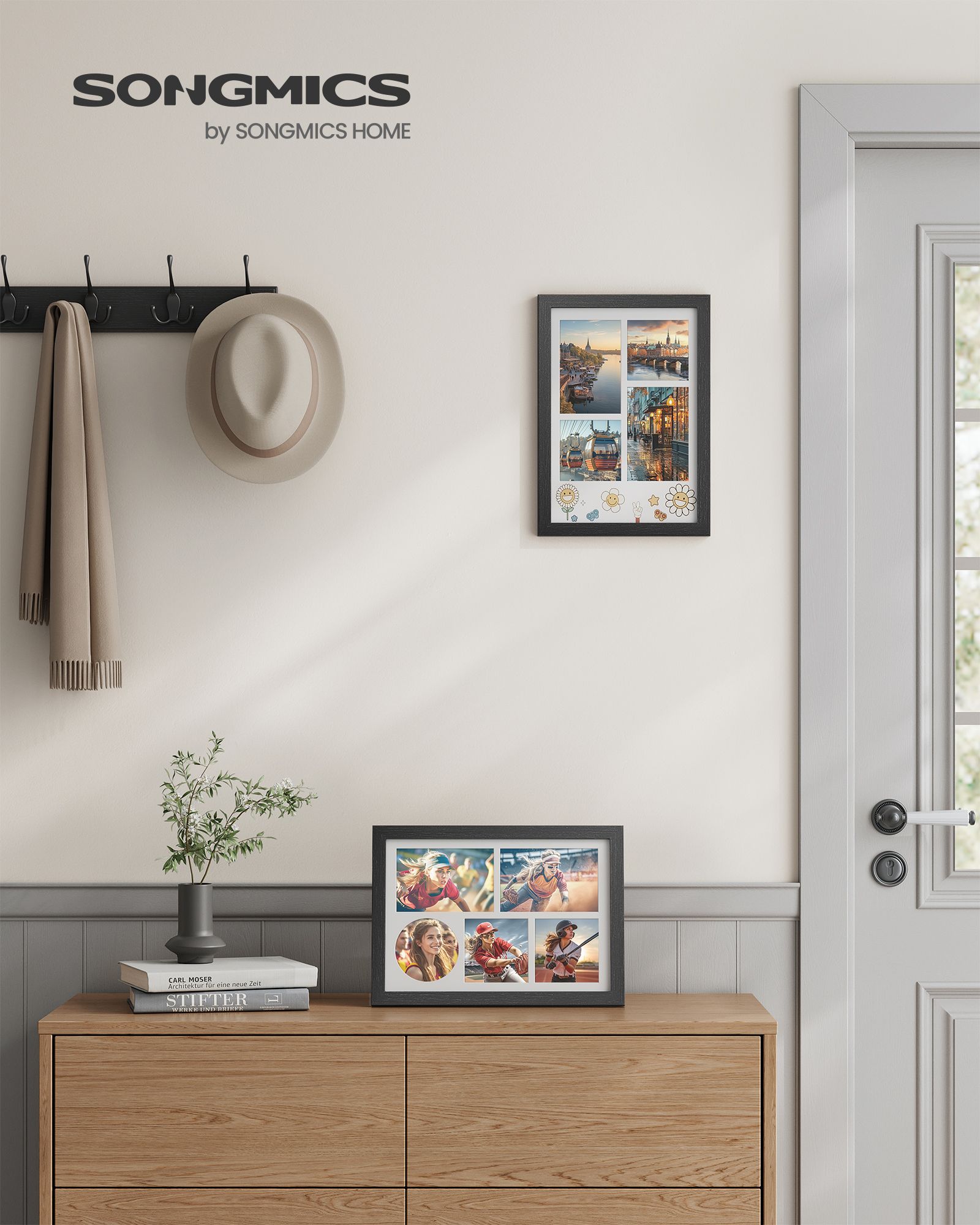 Fotolijst – A4 voor meerdere foto’s – aszwart