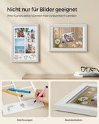 Fotolijst – A4 – voor meerdere foto’s – vintage wit