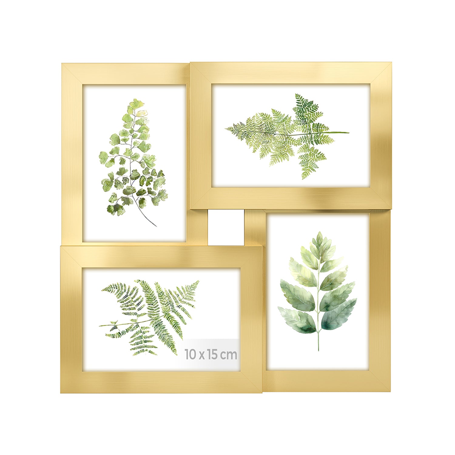 4 fotolijsten voor wanddecoratie – 10 × 15 cm foto's