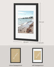 Fotolijst – 20 x 30 cm – Met Sporloze Wandhaken – Ophangen of Neerzetten – Zwart